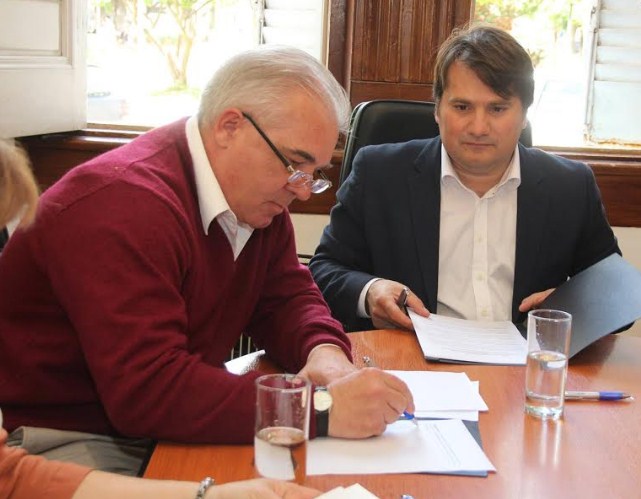 El Colegio de Arquitectos de la Pcia acordaron colaboración "ad honorem" y ayuda en proyectos de infraestructura