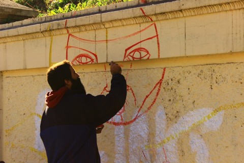 Un muralista rodriguense que llevará su arte al norte del país