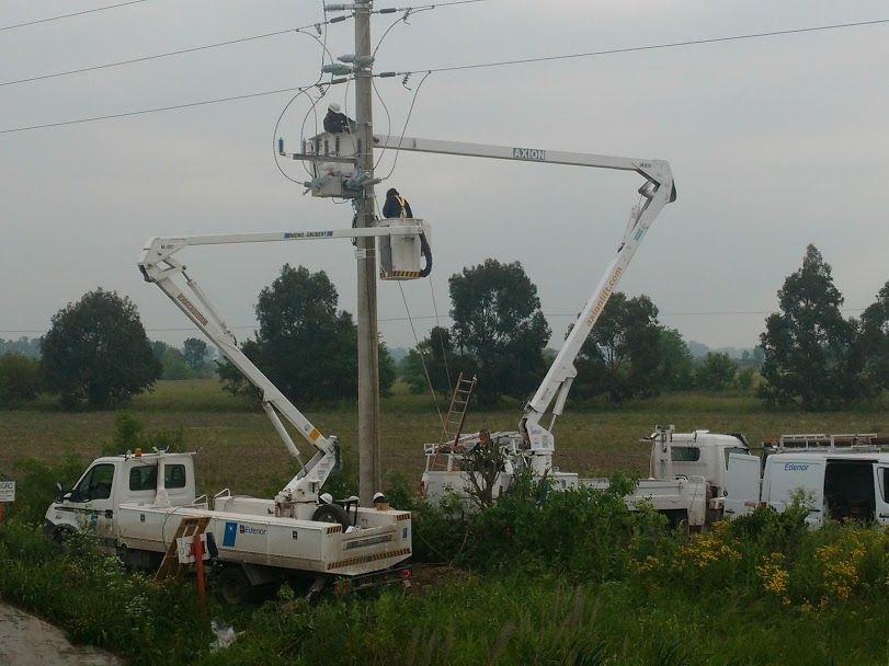 Importante corte de energía en varios barrios del oeste rodriguense