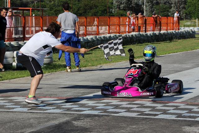 Gran actuación de un piloto rodriguense en el karting regional