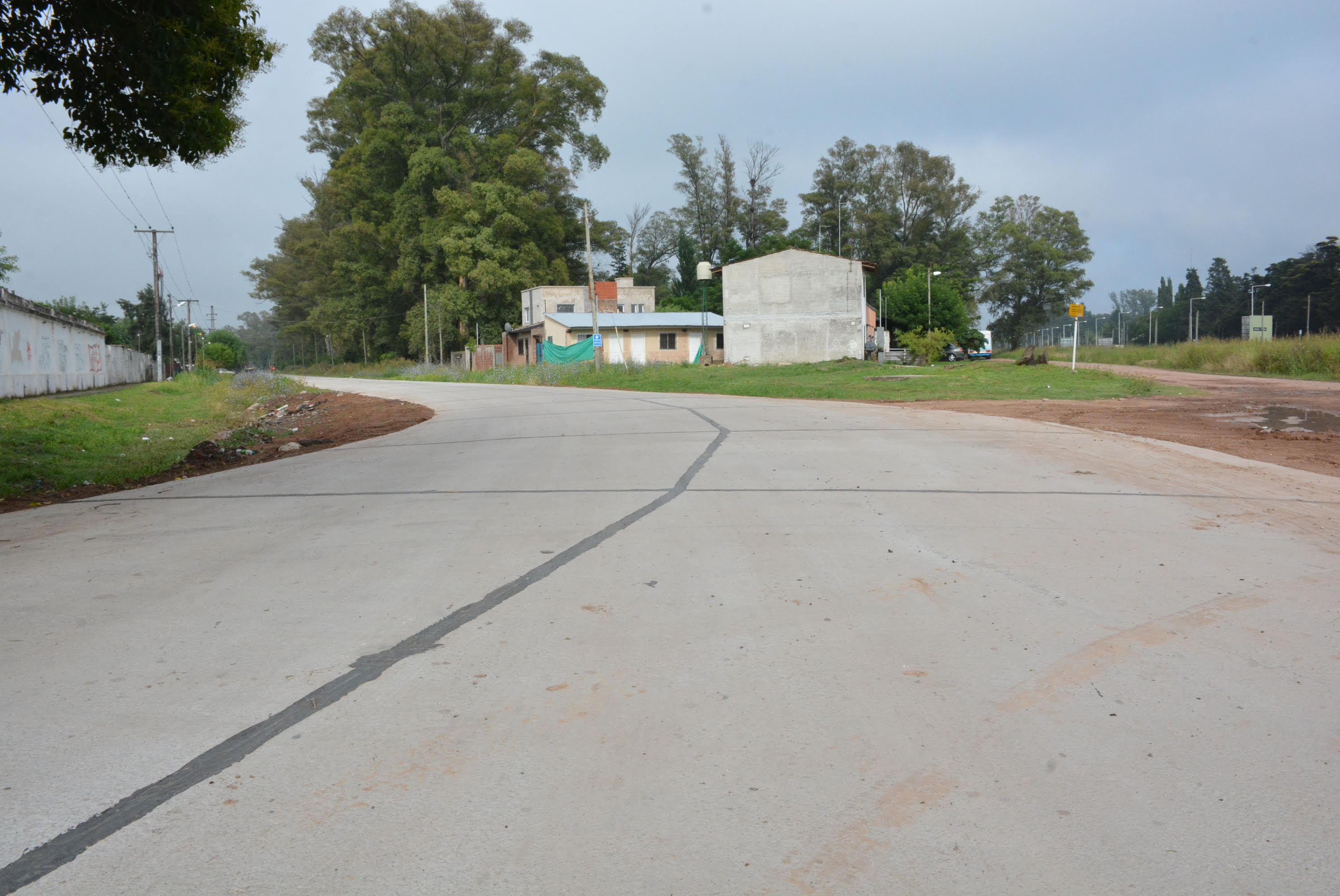 Se pavimentó un acceso importante del distrito