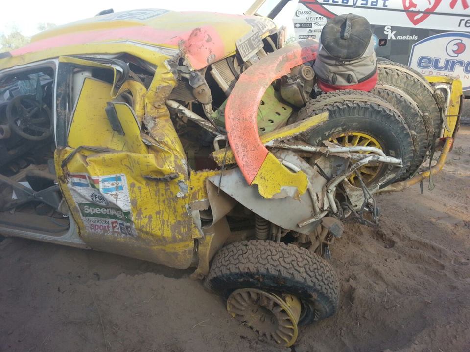 Sergio Casas dio detalles del terrible accidente que lo dejó fuera del Dakar 2017