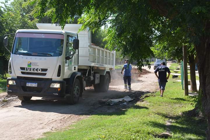 Se informaron mejoras en calles de cinco barrios