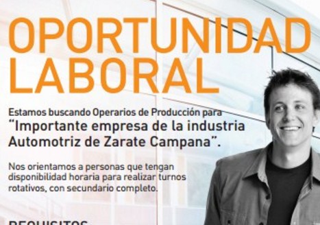 Importante empresa automotriz busca personal de Gral. Rodríguez