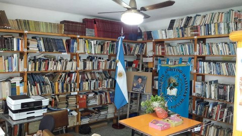 Se inauguró la Biblioteca Popular "Puerto Argentino, Malvinas"