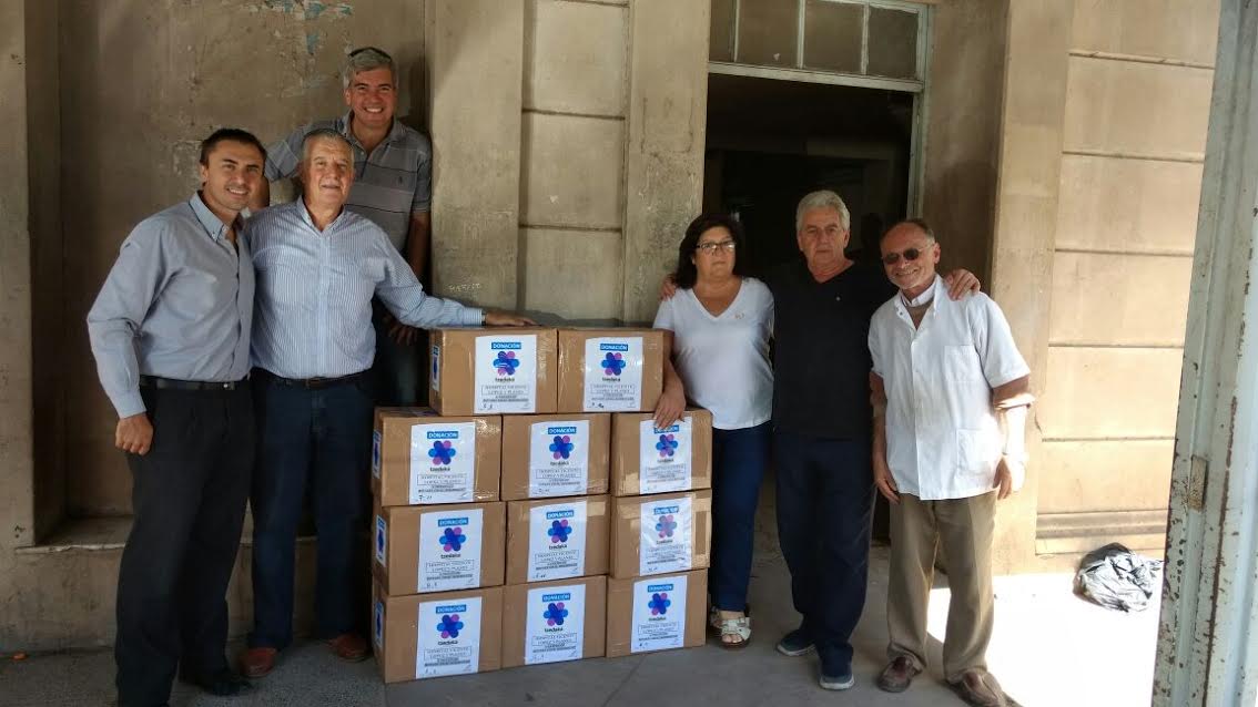 El Rotary Club local donó medicamentos al Hospital Vicente López