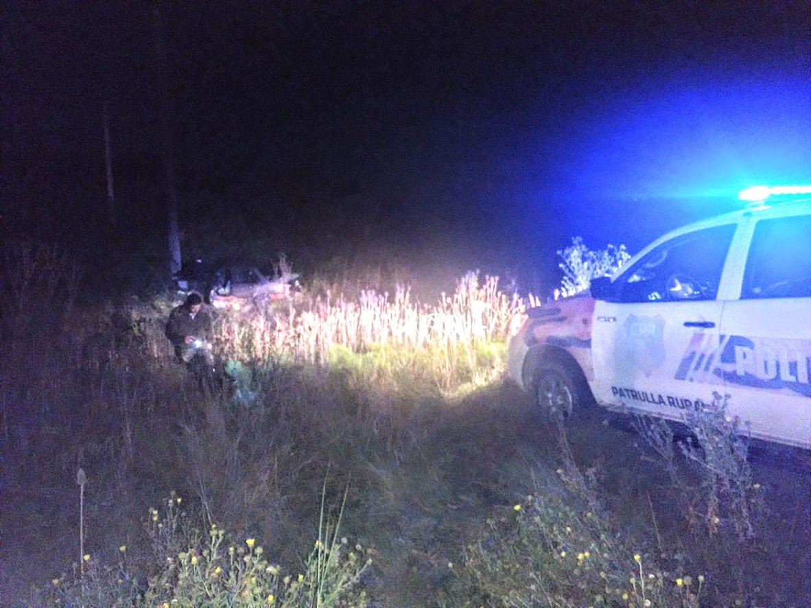 Un hombre falleció tras chocar una columna en Ruta 28