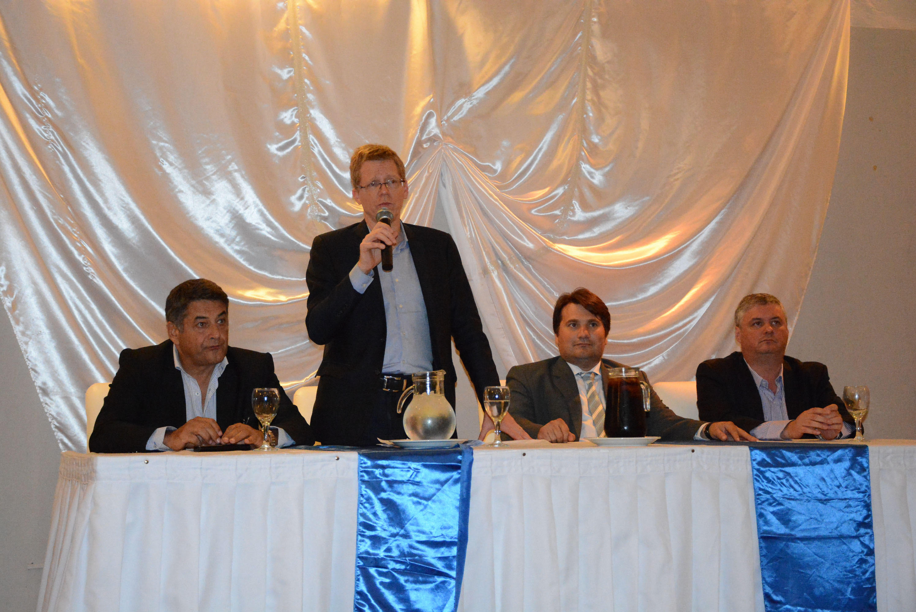 El presidente del Banco Provincia estuvo en Rodríguez y habló de la sucursal local