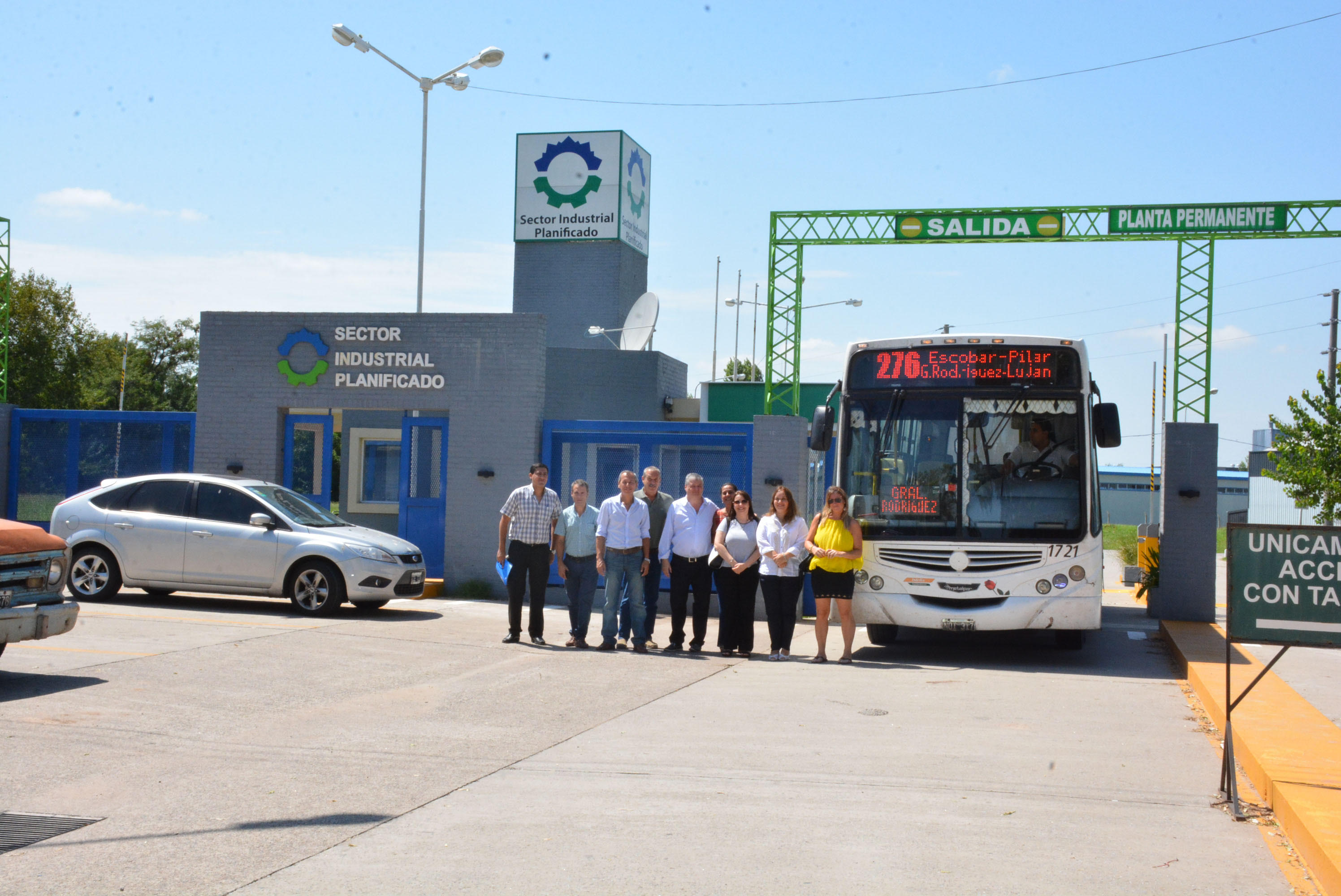 Se presentó oficialmente el nuevo recorrido de la línea 276 en el Polo Industrial