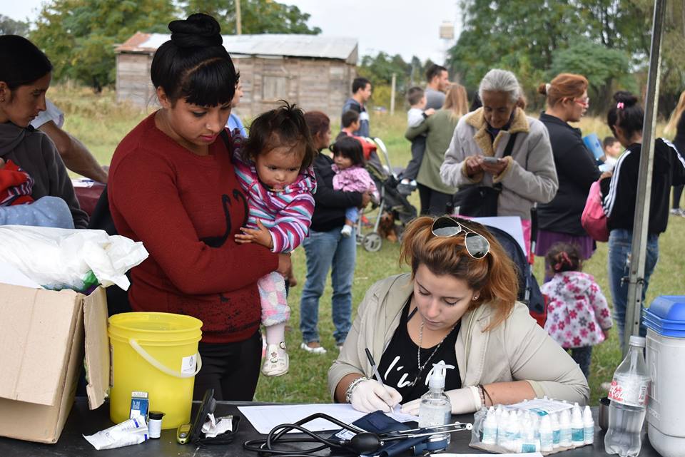 Se llevó a cabo el operativo “Barrios Saludables” en El Ombú