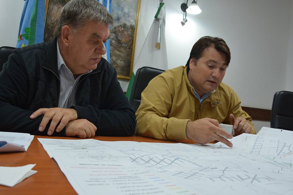 Se firmó un convenio para financiar con la última etapa de la red de Desagüe pluvial