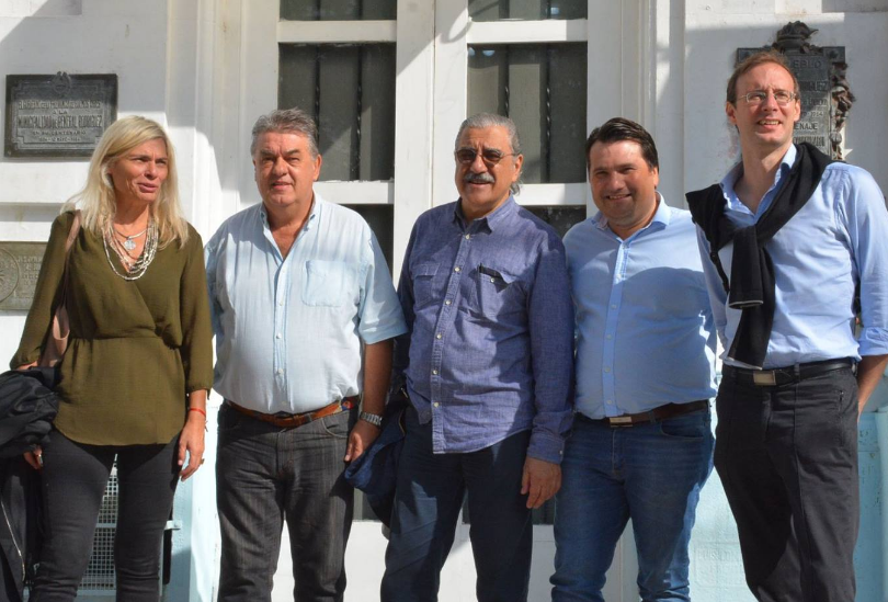 Se firmó un convenio de Obras Públicas con la Nación por asfaltos y se presentóm un proyecto para una calle céntrica