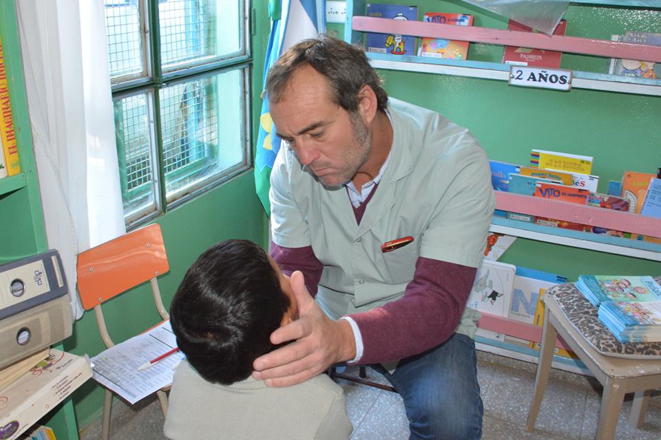 Se hicieron controles sanitarios a chicos de un jardín barrial
