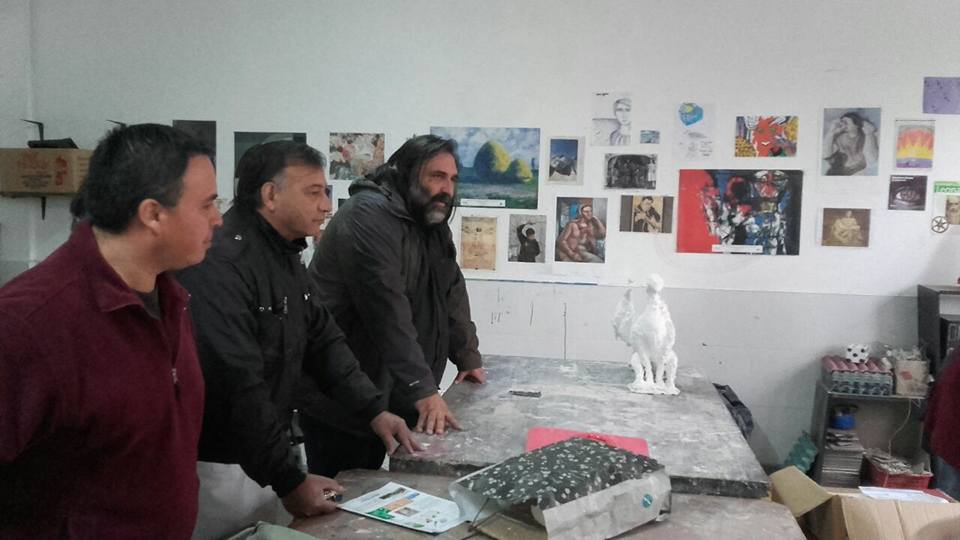 Baradel visitó Rodriguez y evidenció graves problemas de infraestructura en las escuelas locales