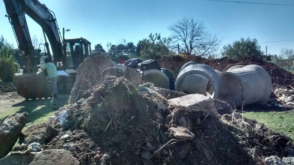 Se realizó recambio de caños en Villa Vengochea