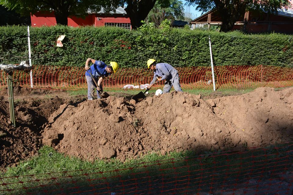 Informaron un plazo aproximado para terminar las obras de cloacas en uno de los barrios