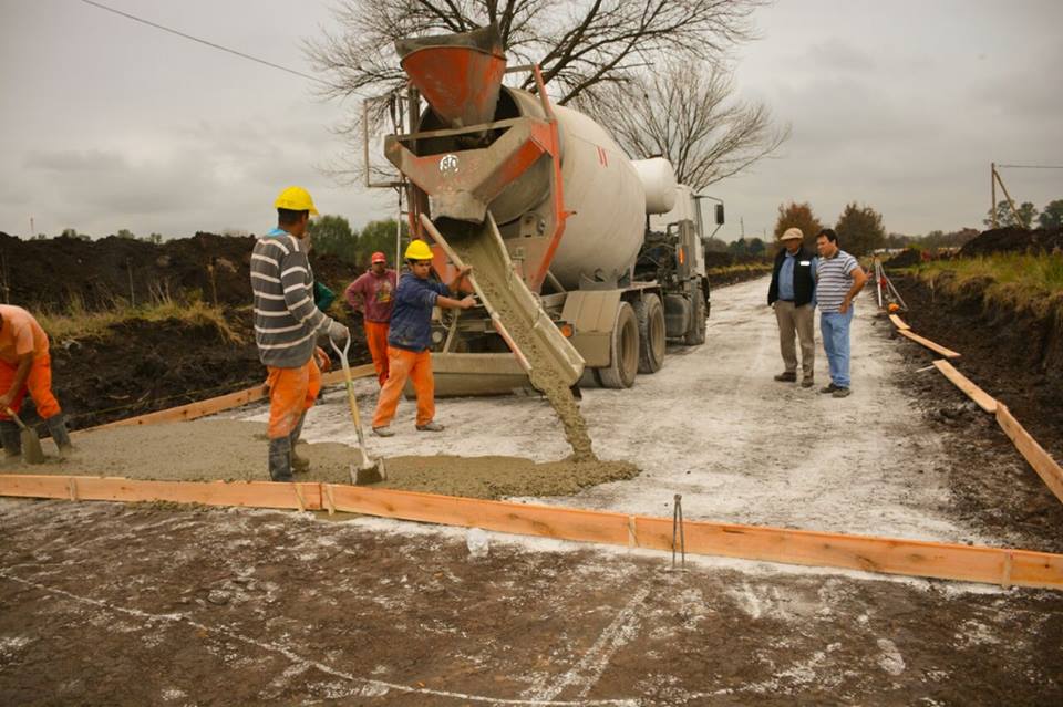 Comenzó la pavimentación en Marabó