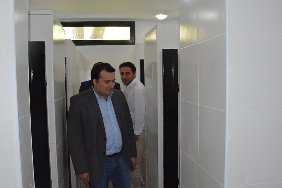 Recorrida por las obras en la Escuela Técnica N°1 “Javier Tapie”