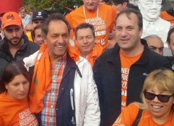 Atilra y Juan Pablo Anghileri traen a Daniel Scioli al distrito