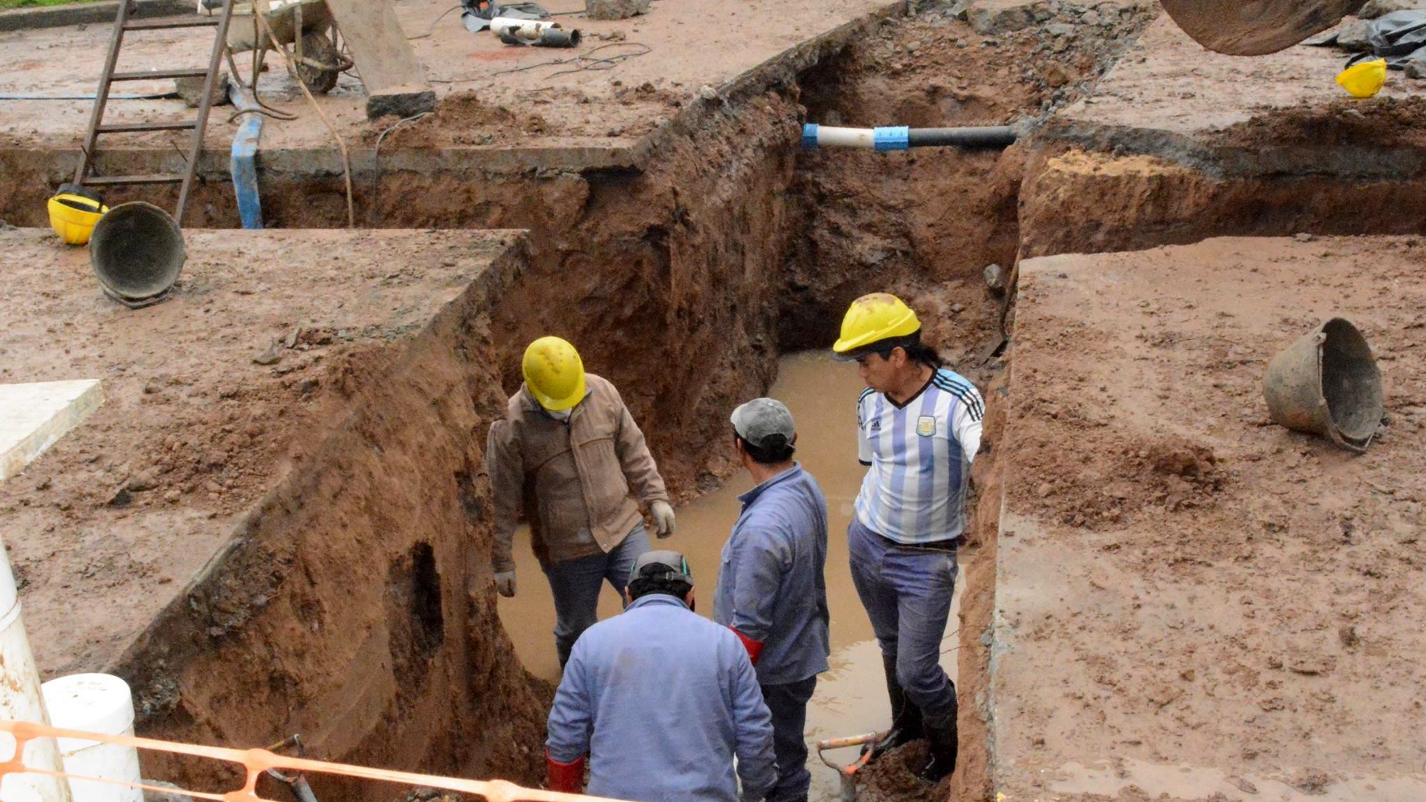 El plan hidráulico ya arrancó su etapa de ampliación en Parque Irigoyen