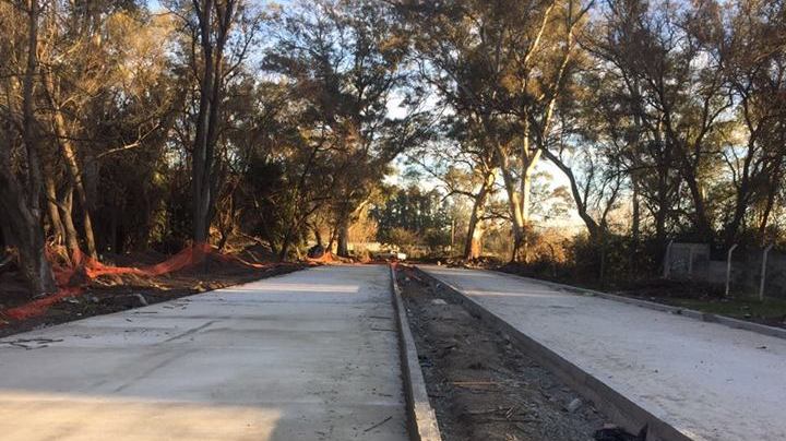 Avanzan las obras en el Polideportivo y la extensión de la Av. Perón
