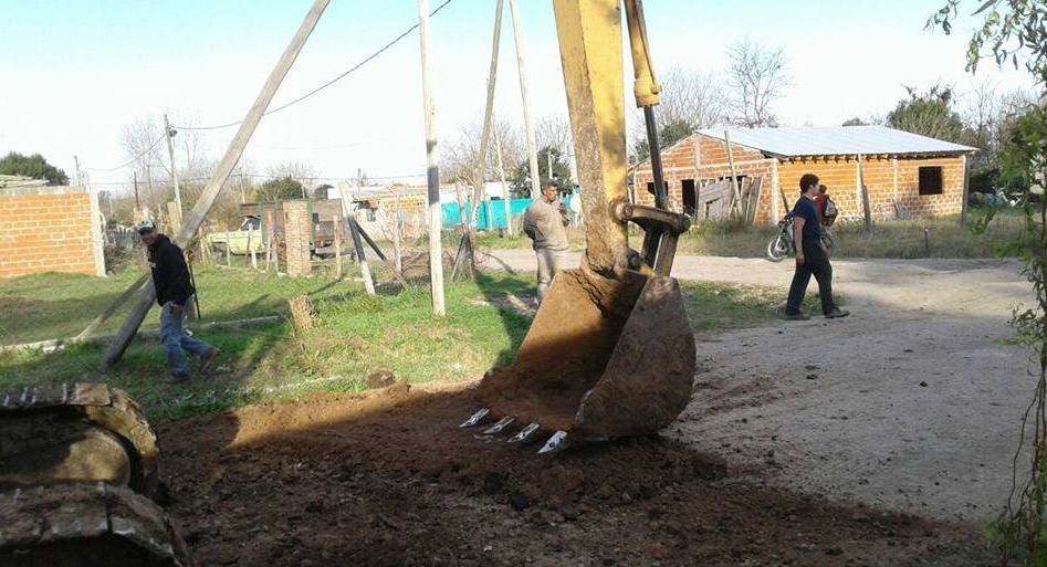 Avanza la pavimentación en el Barrio Güemes