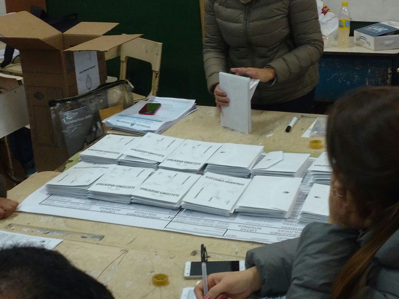Sorprendente fraude: una mesa rodriguense tiene sólo votos a una fuerza política