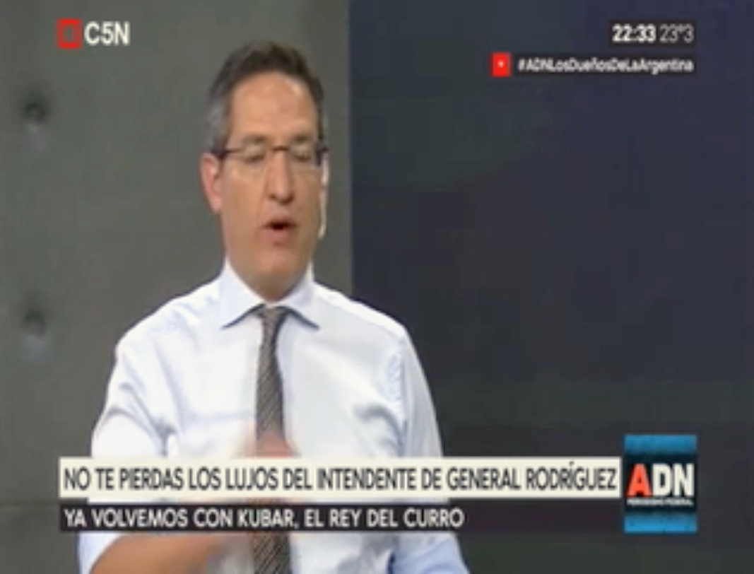 Maff&iacute;a y Guerra compilaron sus cr&iacute;ticas a Kubar en un programa de C5N