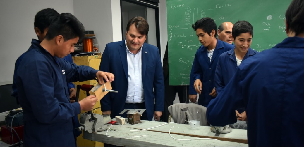 Se inauguró la ampliación de una escuela técnica de General Rodríguez