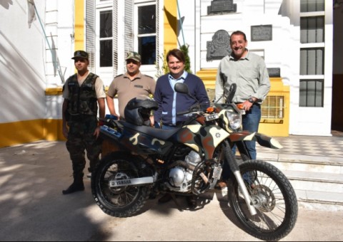 Incorporaron una moto para una de las divisiones de la Policía
