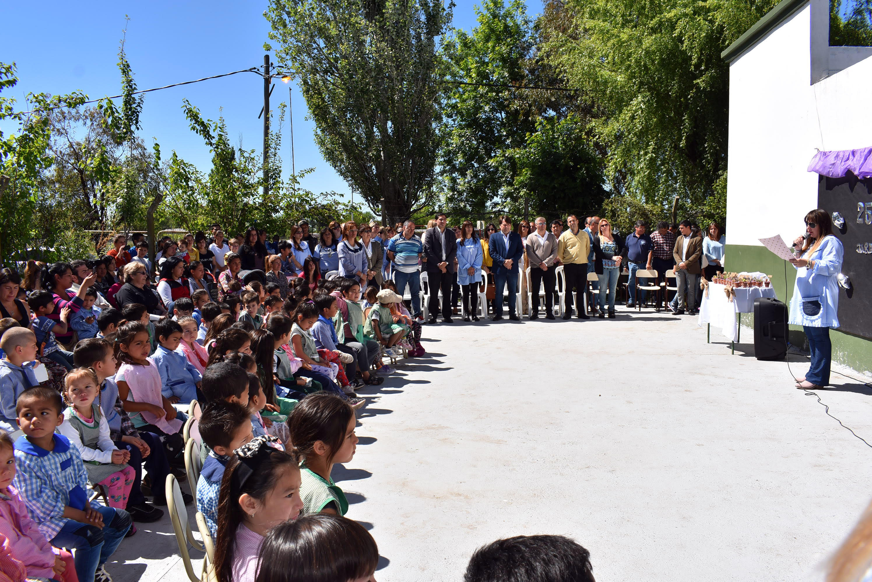 Se inauguraron obras de ampliación en un jardín en su 25° aniversario