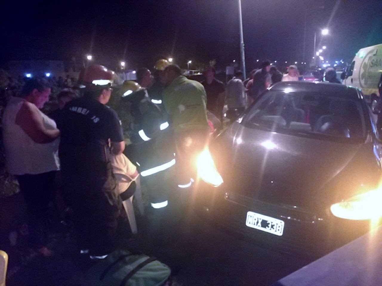 Cuatro mujeres heridas luego de un fuerte choque sobre Ruta 7