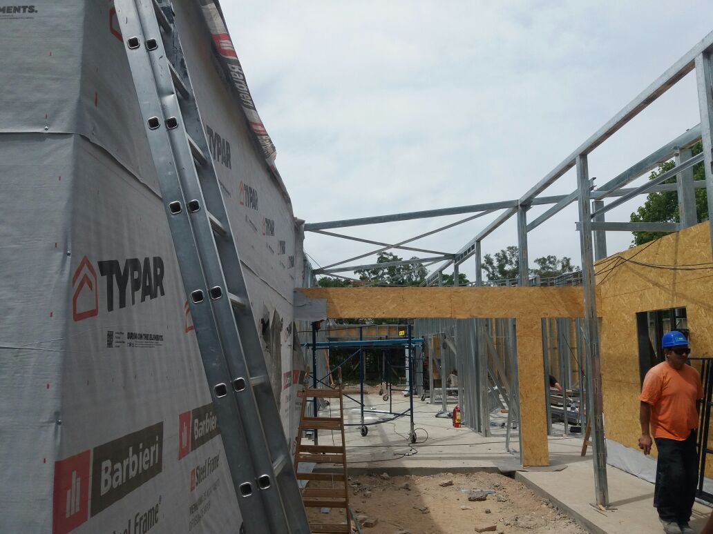Avanzan las obras del nuevo jardín de infantes de un barrio