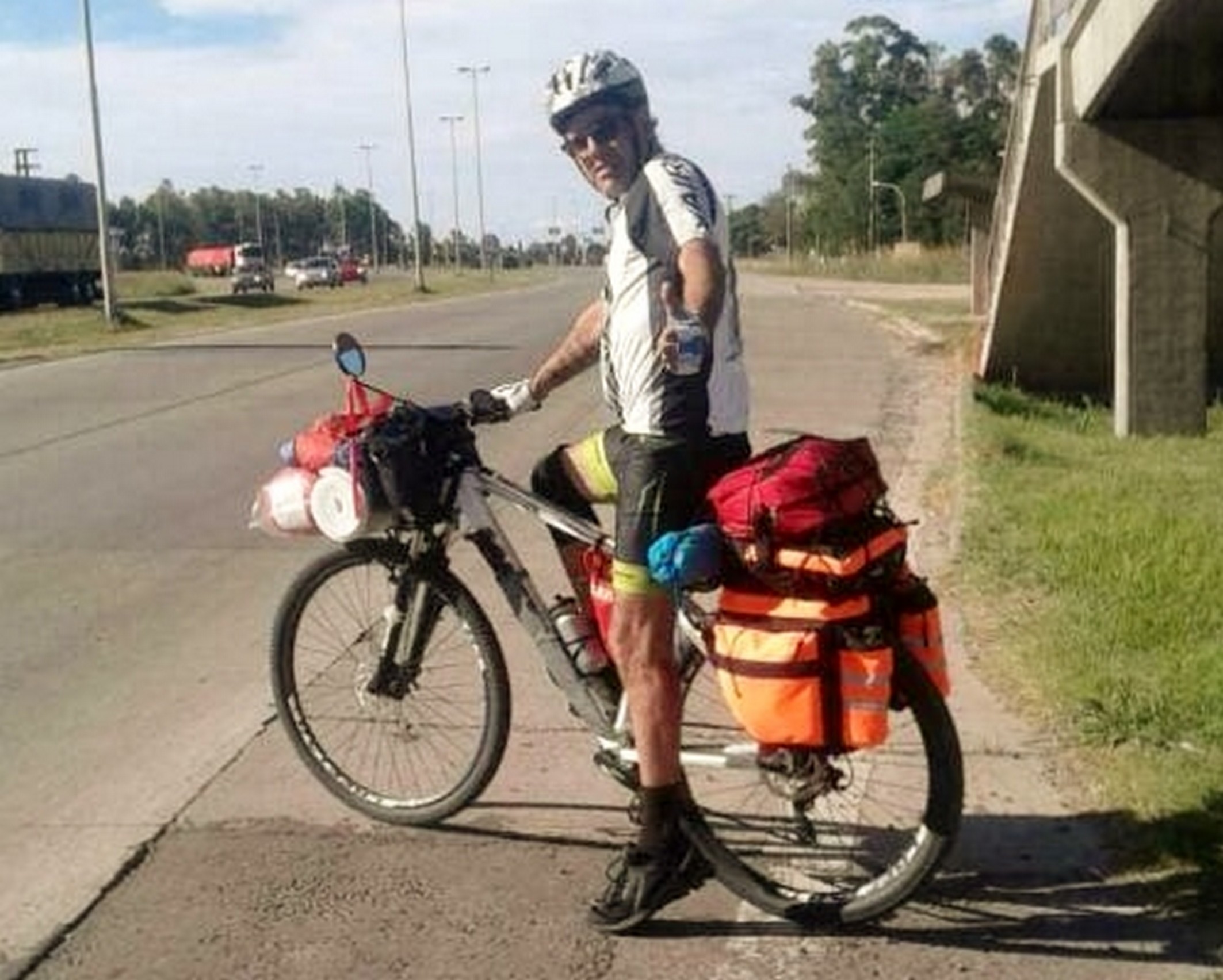 Un rodriguense arrancó el año con una impensada travesía
