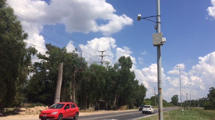 Nueva cámaras de fotomultas en la Ruta 28