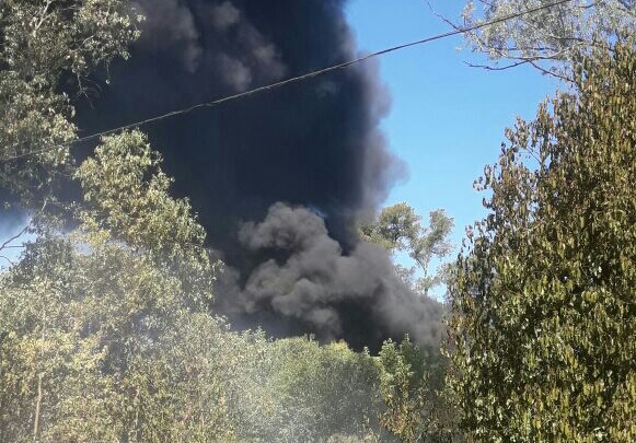 Gran incendio forestal en Los Paraísos