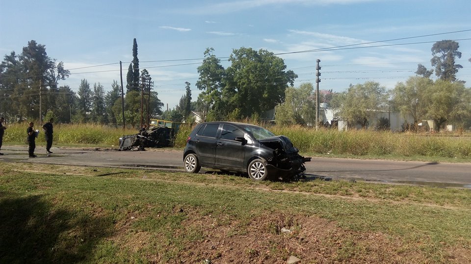 Dos muertos tras un choque frontal sobre la Ruta 7