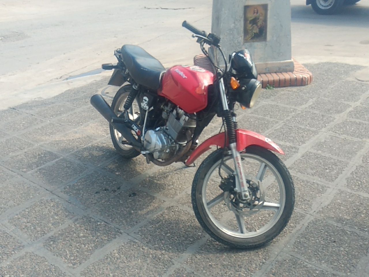 Dos motos chocaron sobre la Ruta 7