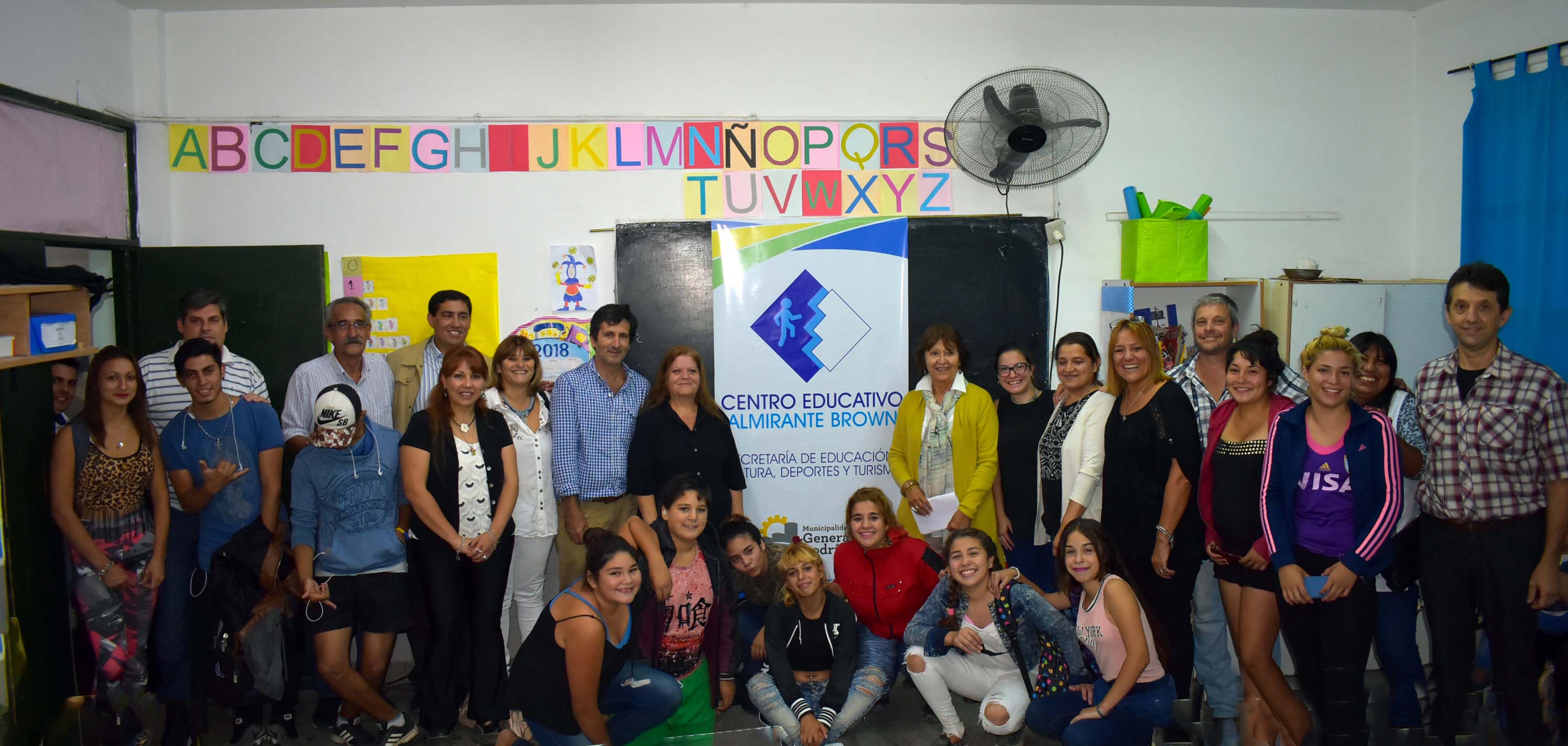 Inauguración del Centro Educativo del barrio Almirante Brown