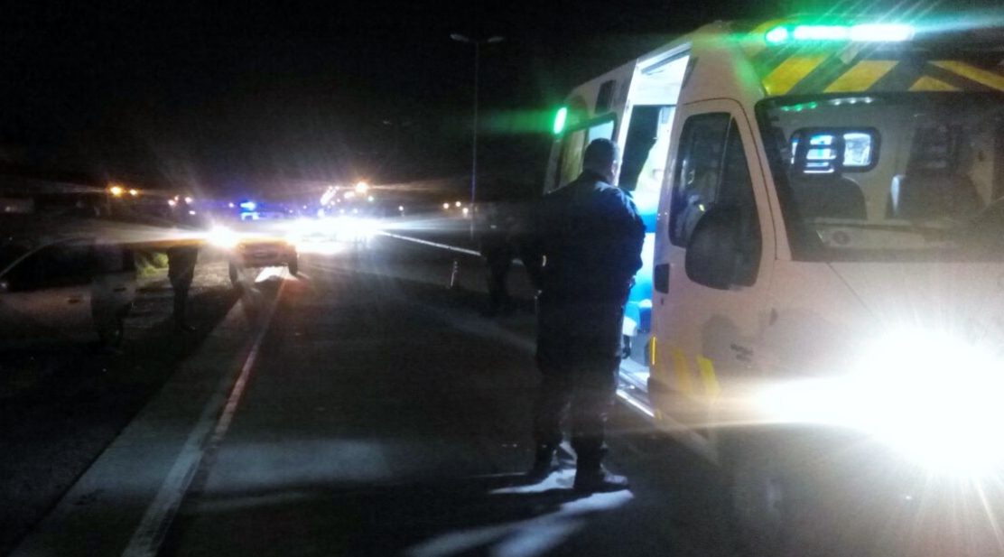 Cordones de vereda sobre la ruta causaron accidentes, uno grave