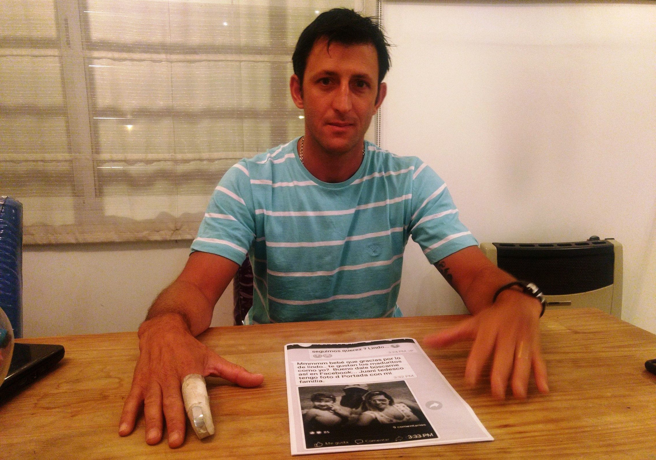 Juani Tedesco habló de las injurias que recibió de un perfil falso de una red social