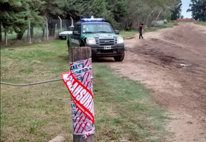 Segunda clausura de una tosquera ilegal de la Ruta 6