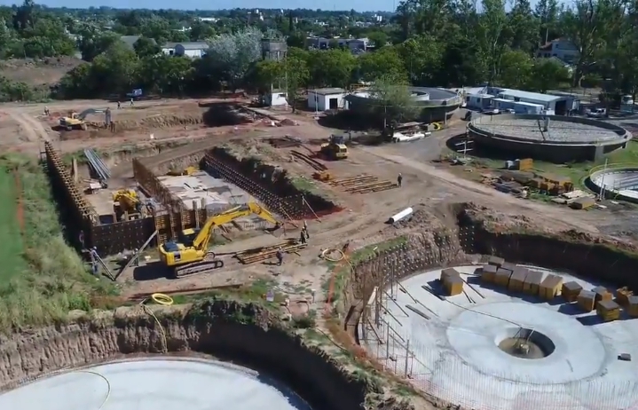 ABSA difundió imágenes de sus obras en General Rodríguez