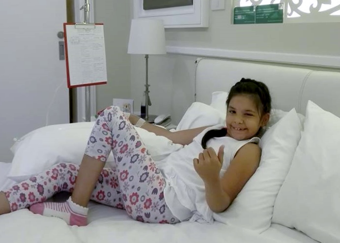 Maitena evoluciona favorablemente en su tratamiento en Asia