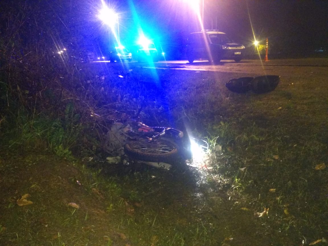 Otro trágico accidente de un motociclista sobre la Ruta 7