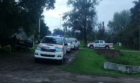 La Policía Rural realizó un desalojo en un terreno de la zona rural