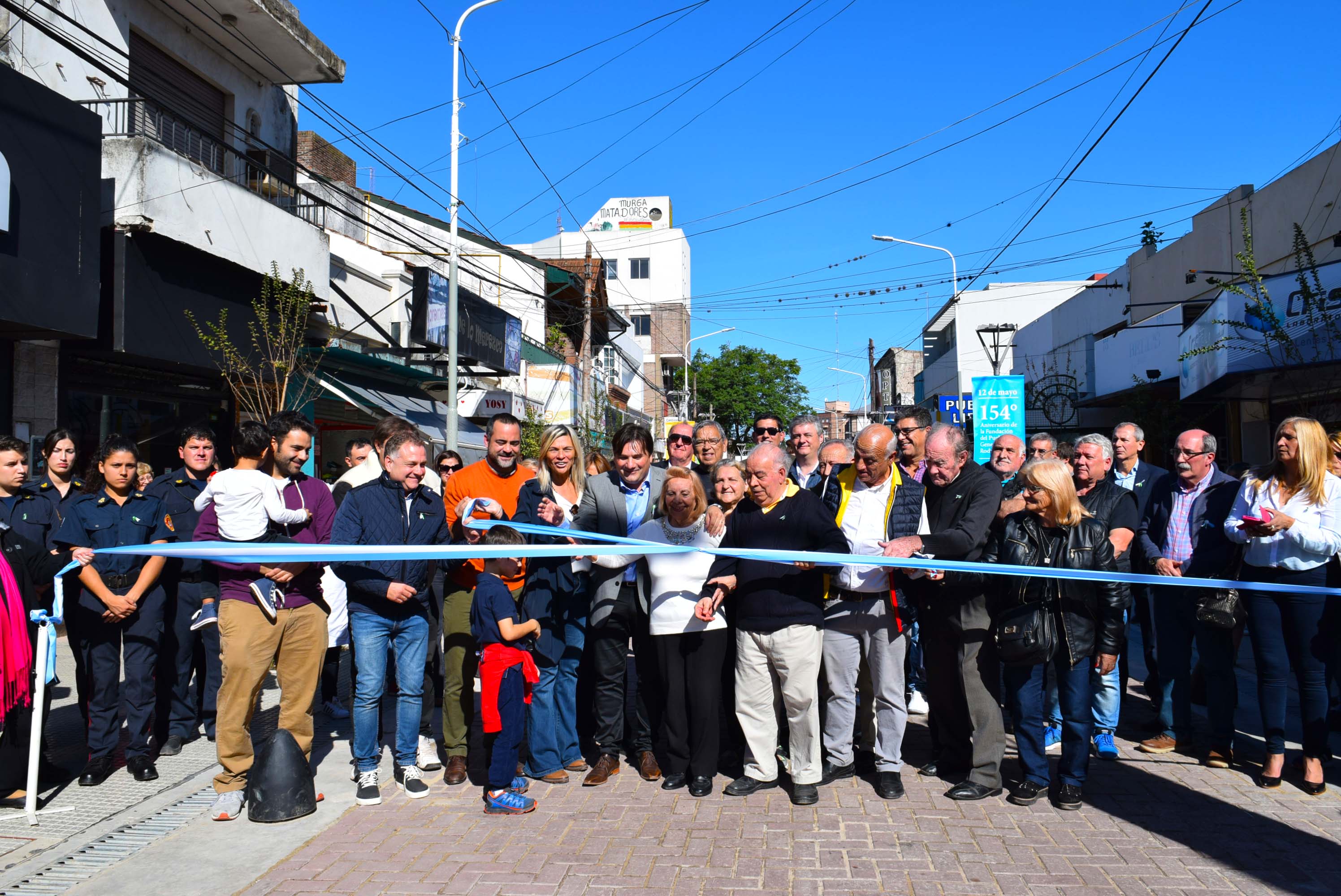 Se inauguró el tramo peatonal de la calle Pedro Whelan
