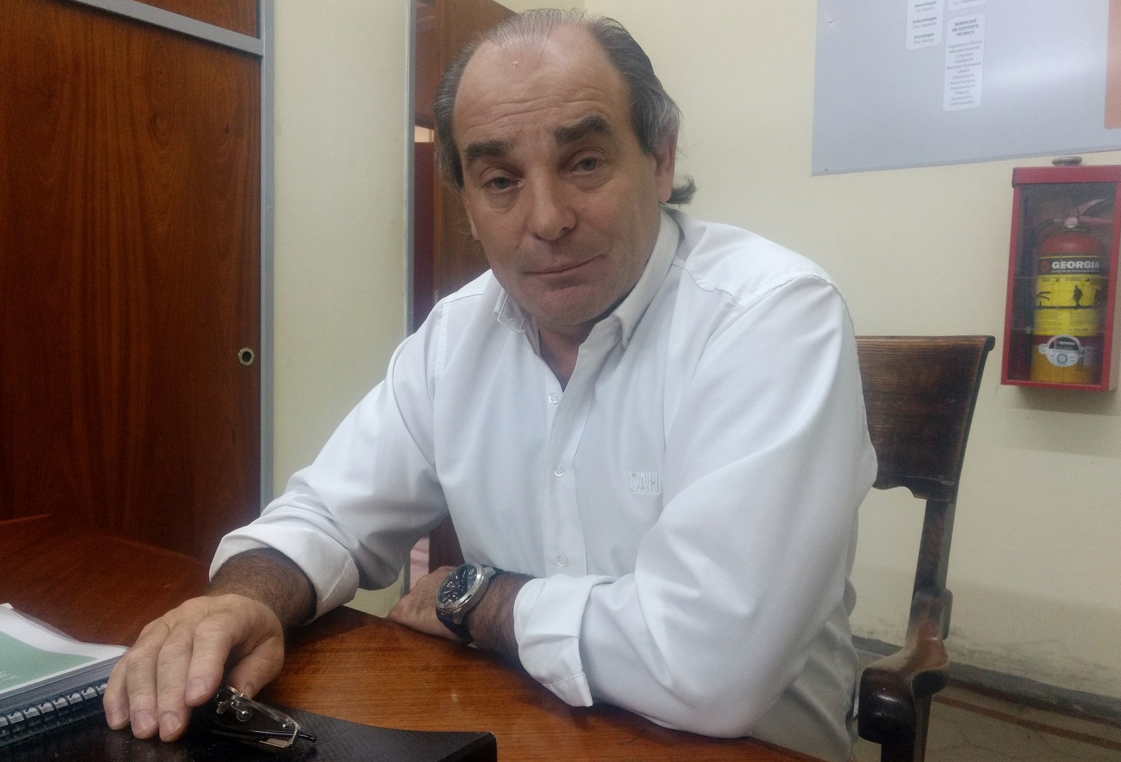 Marino: "El peor año del hospital fue el 2014"