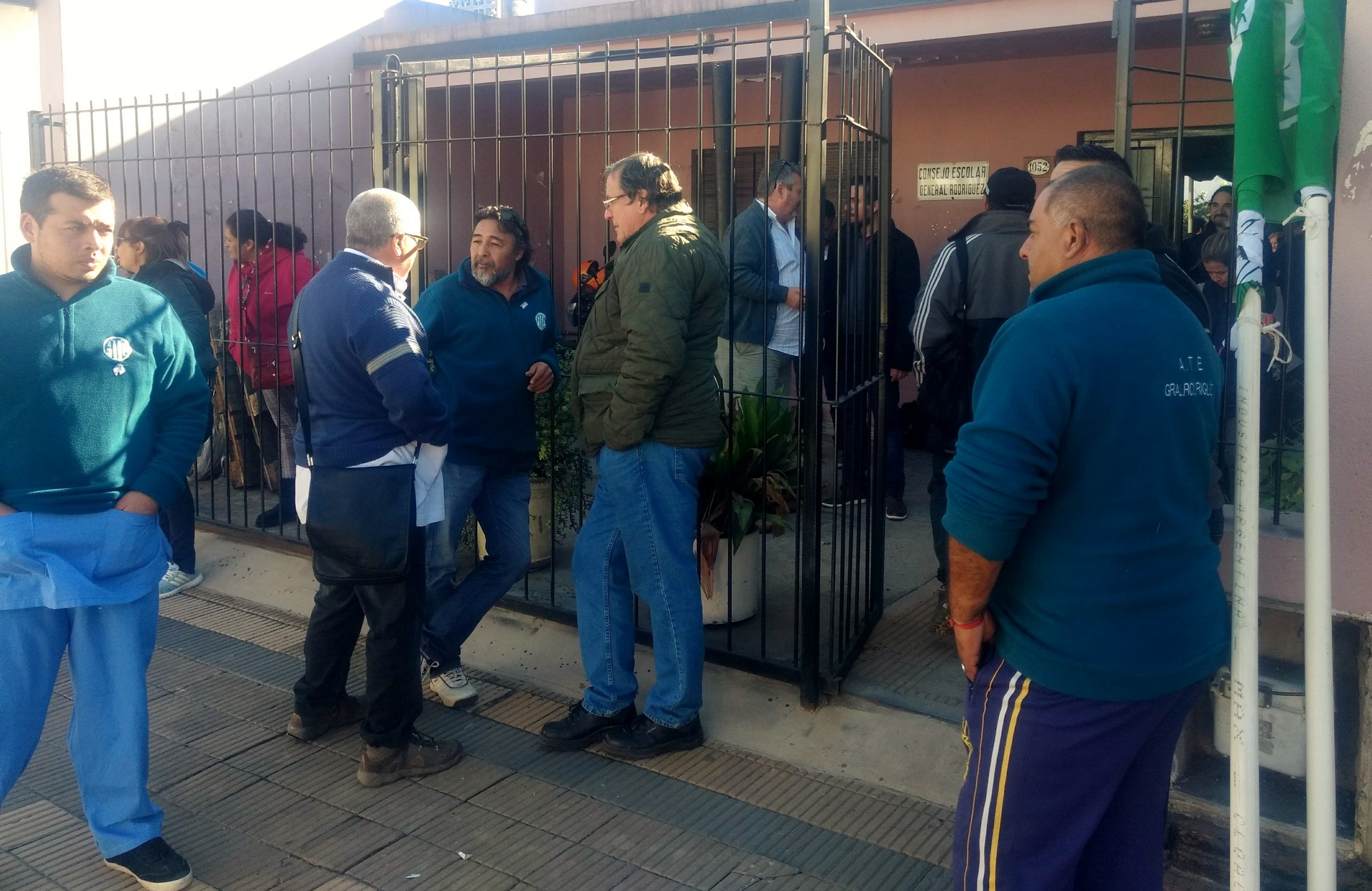 Protesta de ATE en el Consejo Escolar por el sistema de licencias médicas