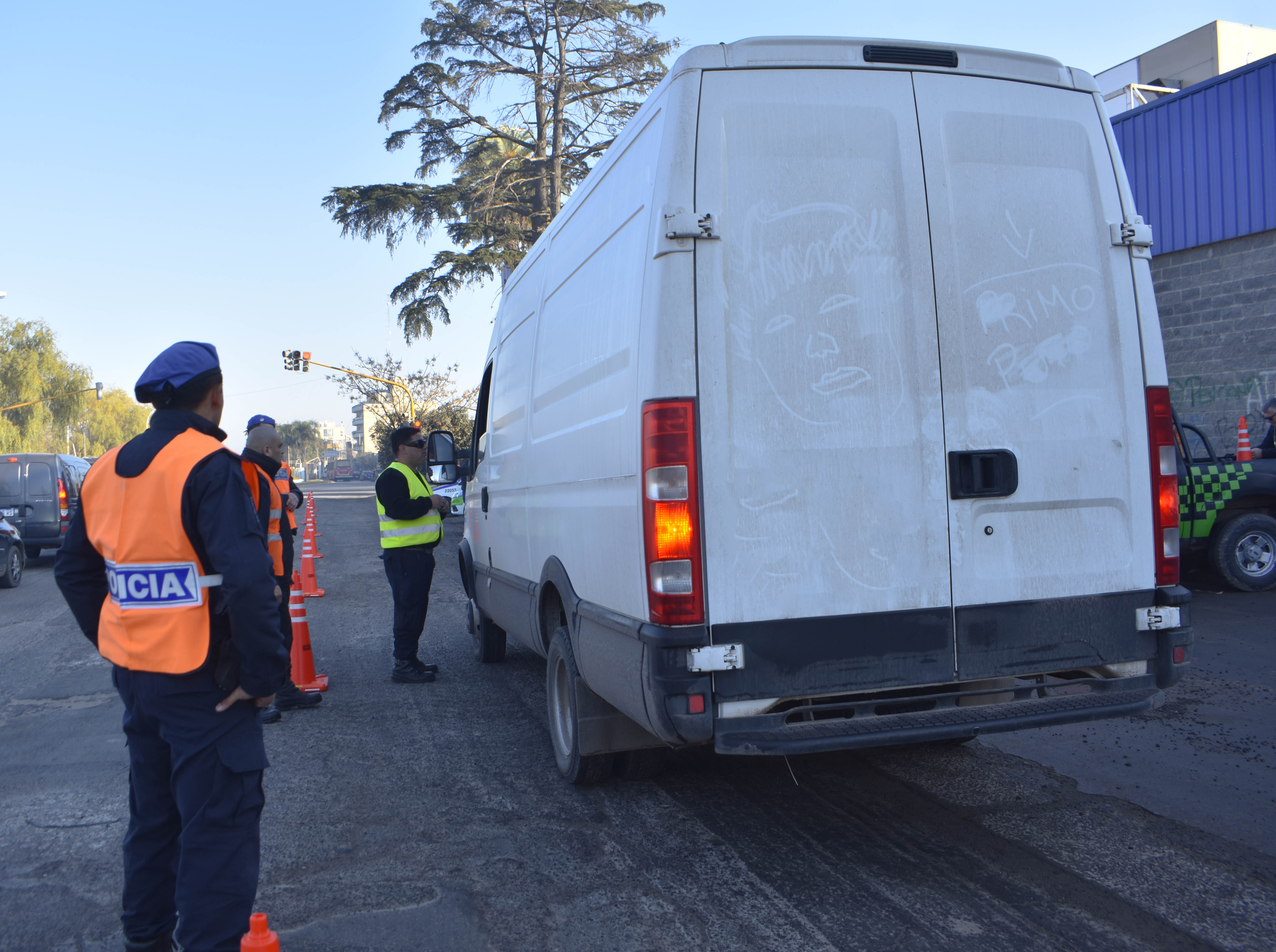 Se agudizaron los controles vehiculares en el distrito